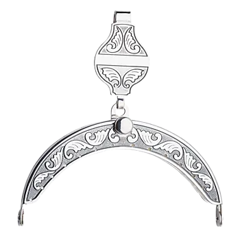 Bilde nummer 2 av Veskelås i oksidert sølvplett