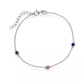 Pan Jewelry, Ankelkjede til barn i 925 sølv, 20 cm
