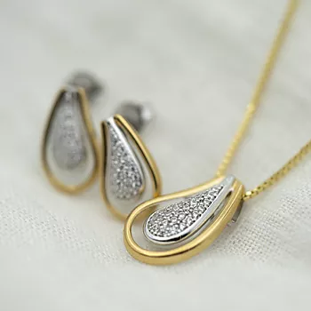 Bilde nummer 3 av Pan Jewelry, Smykke i 925 forgylt sølv med zirkonia