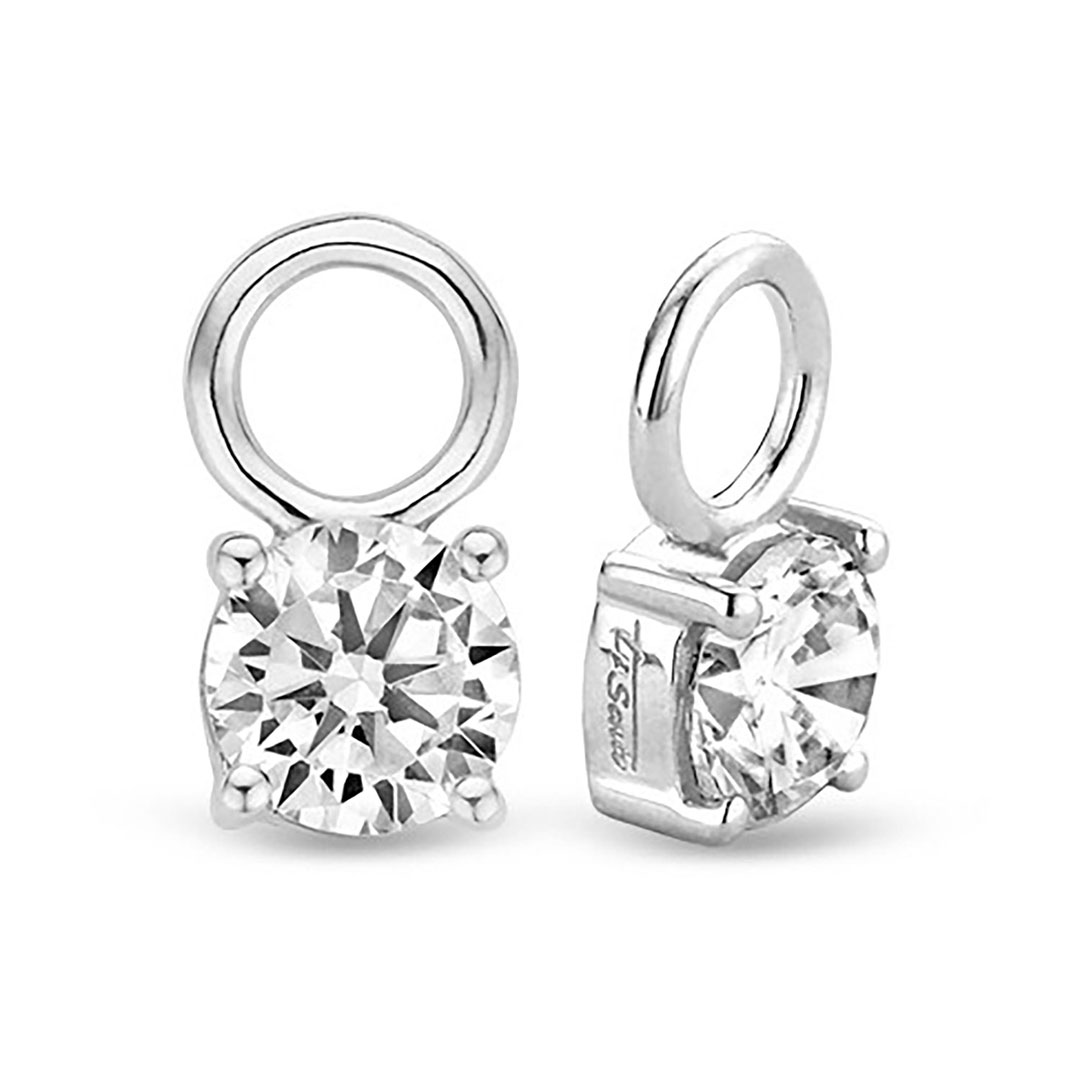 Bilde nummer 2 av Ti Sento, Charms til ørering i 925 sølv med zirkonia