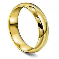 Giftering i 585 gult gull | 5 mm bredde