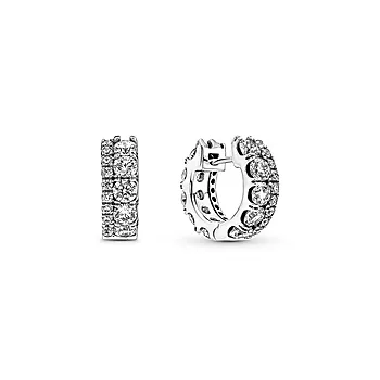 Pandora Timeless, Øreringer i 925 sølv med zirkonia