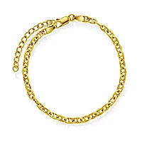Pan jewelry, Armbånd i forgylt 925 sølv, 19 cm