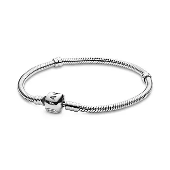 Pandora Moments, Armbånd i 925 sølv med skrulås