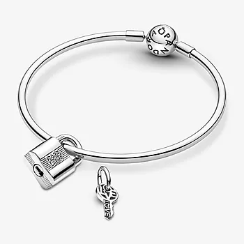 Bilde nummer 3 av Pandora Moments, Charms i 925  sølv med hengelås og nøkkel