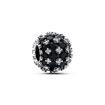 Pandora Moments, Charm i 925 sølv og svart farge