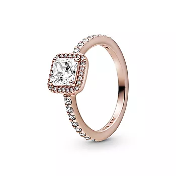 Pandora Timeless, Ring i 925 rosèforgylt sølv med zirkonia