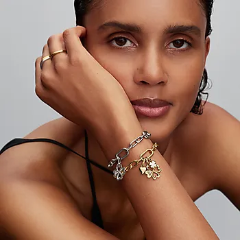 Bilde nummer 2 av Charms i 925 sølv med firkløver