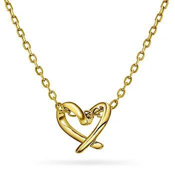 Pan Jewelry, Hjertesmykke i forgylt 925 sølv