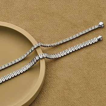 Bilde nummer 3 av Tennisarmbånd i 925 sølv med zirkonia