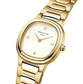 Bilde nummer 4 av Gaia dameklokke i gullfarget stål