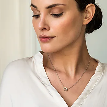 Bilde nummer 2 av Smykke i 925 flerfarget sølv med zirkonia