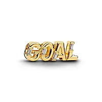 Charms med teksten "GOAL"