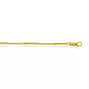 Pan Jewelry, Kjede i forgylt 925 sølv, 45 cm