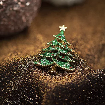 Bilde nummer 2 av Pan Jewelry, Brosje med juletre