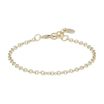 Essential armbånd i forgylt messing