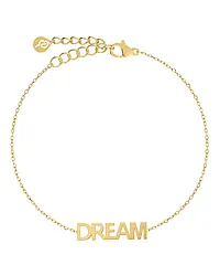 Dream armbånd i forgylt stål