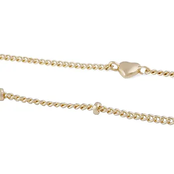Bilde nummer 2 av Lovely armbånd i forgylt messing med hjerter
