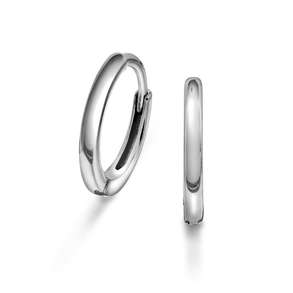 Pan Jewelry, Øreringer i 925 rhodinert sølv