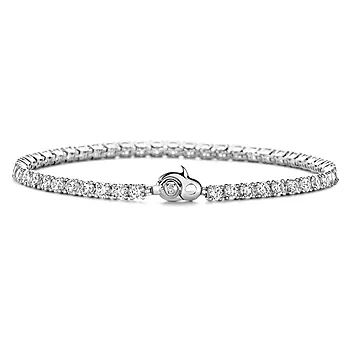 Ti Sento, Tennisarmbånd i 925 sølv  med zirkonia