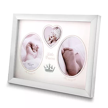 Prins & Prinsesse, Fotoramme med tekst 'little princess' og krone design