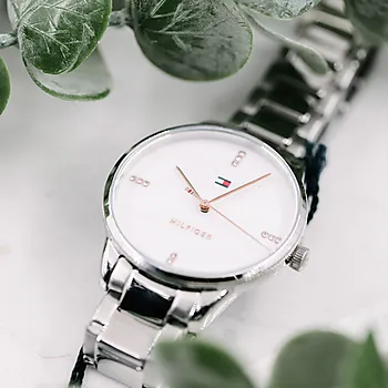Bilde nummer 3 av Tommy Hilfiger, Dameklokke i stål med lenke