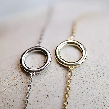Bilde nummer 3 av Pan Jewelry, Armbånd i 925 sølv med sirkel