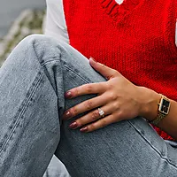 Bilde nummer 2 av Grace diamantring i 585 gult gull 0,50 ct