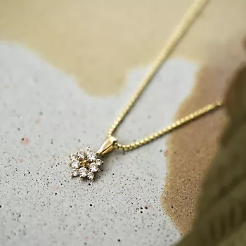 Bilde nummer 4 av Pan Jewelry, Anheng i 585 gult gull med zirkonia