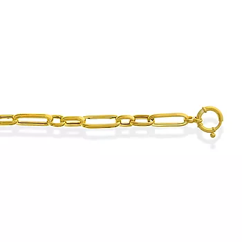 Pan Jewelry, Kjede i forgylt sølv, 50 cm