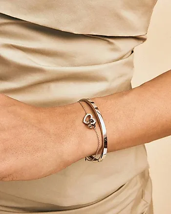 Bilde nummer 2 av Eternal Heart armbånd i stål med hjerte