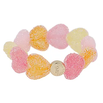 Snö of Sweden, Sugar Hearts armbånd med fargerike hjerter