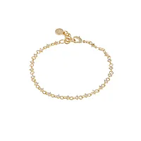 Noctelle armbånd i forgylt messing med zirkonia