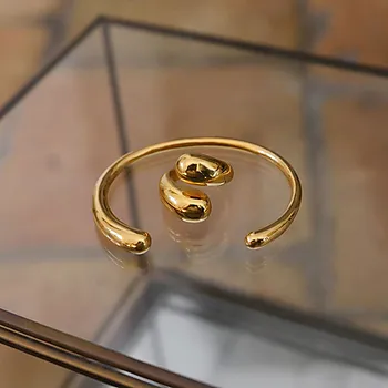 Bilde nummer 2 av A&C, Steel Soft cuff i forgylt stål