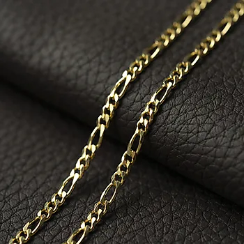 Bilde nummer 3 av Pan Jewelry, Figaro kjede i forgylt 925 sølv 3,5 mm, 45-60 cm