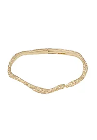 Cat armring i forgylt messing