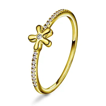 Bloomie ring i 925 forgylt sølv