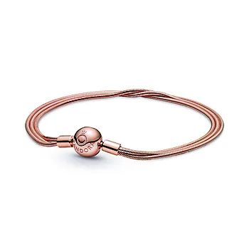 Pandora Moments, Armbånd i 925 rosèforgylt sølv