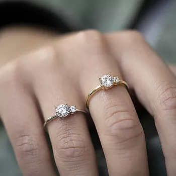 Bilde nummer 4 av Pan Jewelry, Ring i 925 forgylt sølv med zirkonia