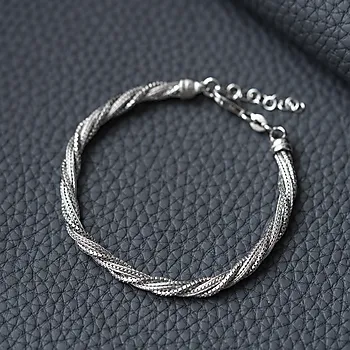Bilde nummer 2 av Pan Jewelry, Armbånd i rhodinert 925 sølv, 21 cm
