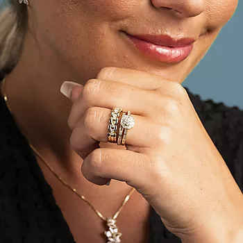 Bilde nummer 2 av Pan Jewelry, Ring i forgylt 925 sølv med zirkonia