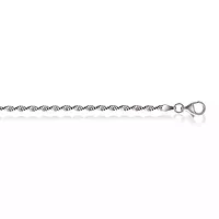 Pan Jewelry, Armbånd i rodinert 925 sølv 19 cm
