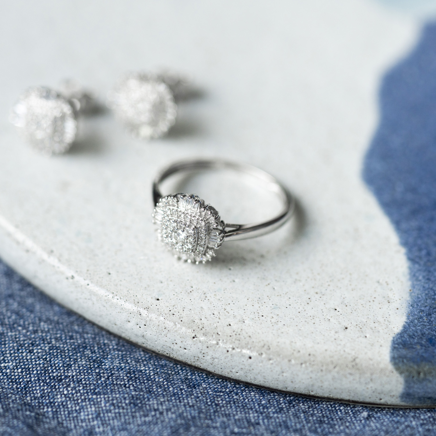 Bilde nummer 4 av Pan Jewelry, Diamantring i 585 hvitt gull 0,25 ct