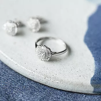 Bilde nummer 4 av Pan Jewelry, Diamantring i 585 hvitt gull 0,25 ct