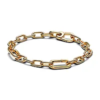 Armbånd i forgylt med ledd