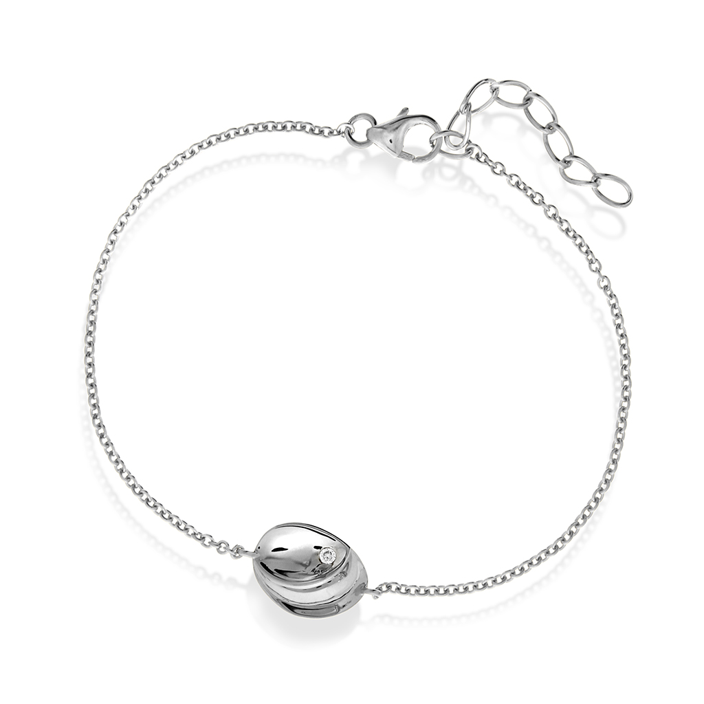Pan Jewelry, Armbånd i 925 sølv med zirkonia