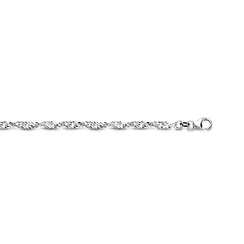 Armbånd i hvitt gull, 19 cm