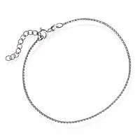 Pan Jewelry, Veneziansk armbånd i rhodinert 925 sølv, 19 cm