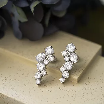 Bilde nummer 4 av Pan Jewelry, Øredobber i 925 sølv med zirkonia