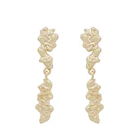 Cat øredobber i forgylt messing